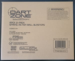 Dart Zone Apex X-2 two pack box